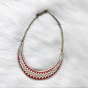 Red and White Necklace